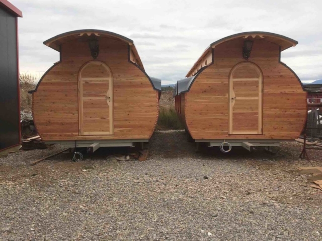 Transport Tiny House, Lieferung Ferienwohnung