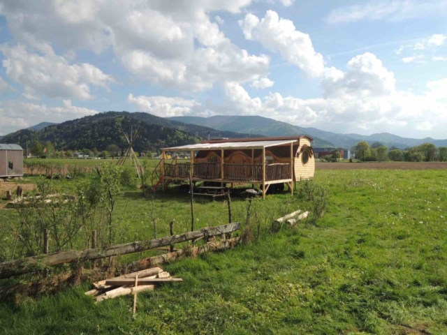 Rundwagen Tiny House im Schwarzwald